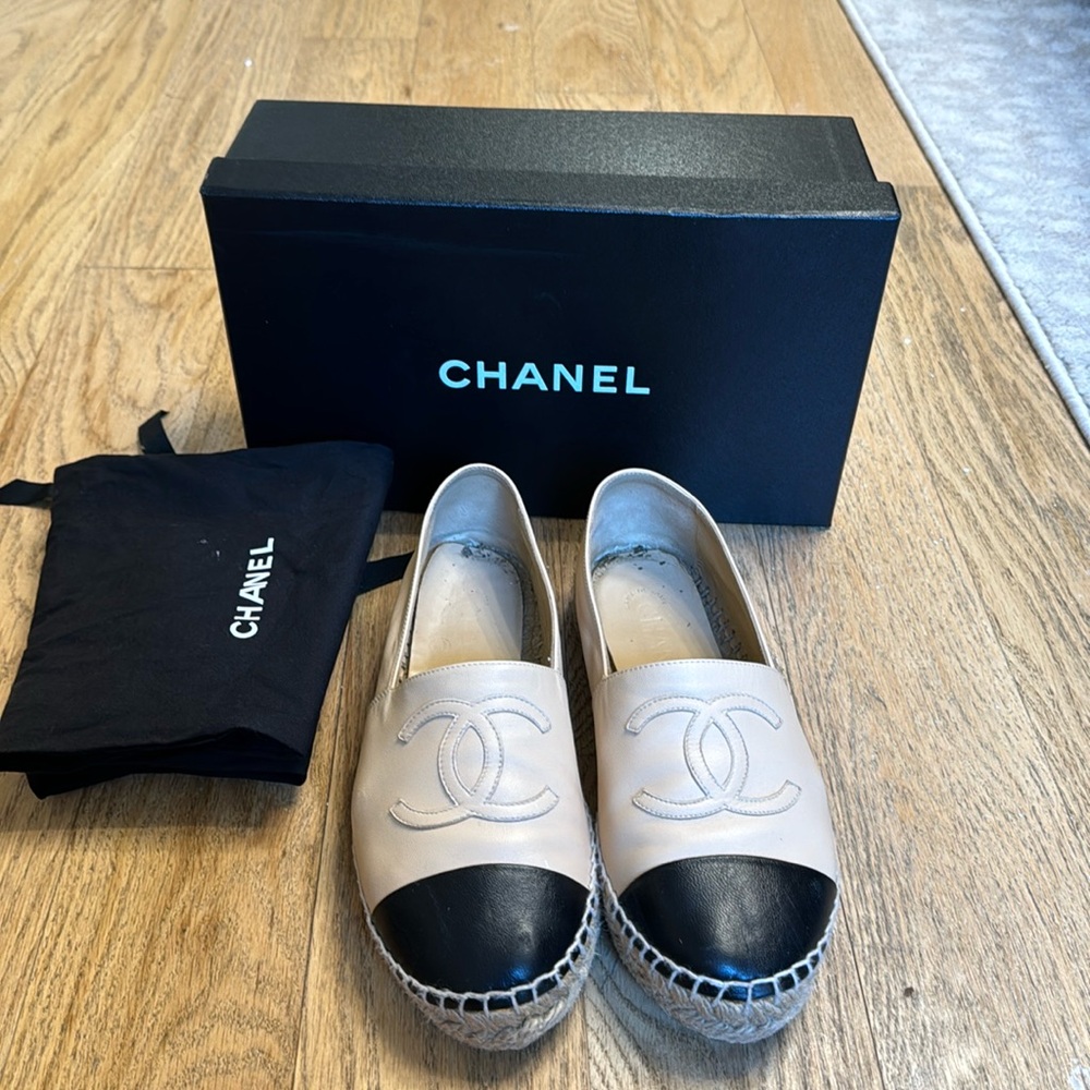 Chanel Lambskin Espadrille - 37 - Picture 2 of 9